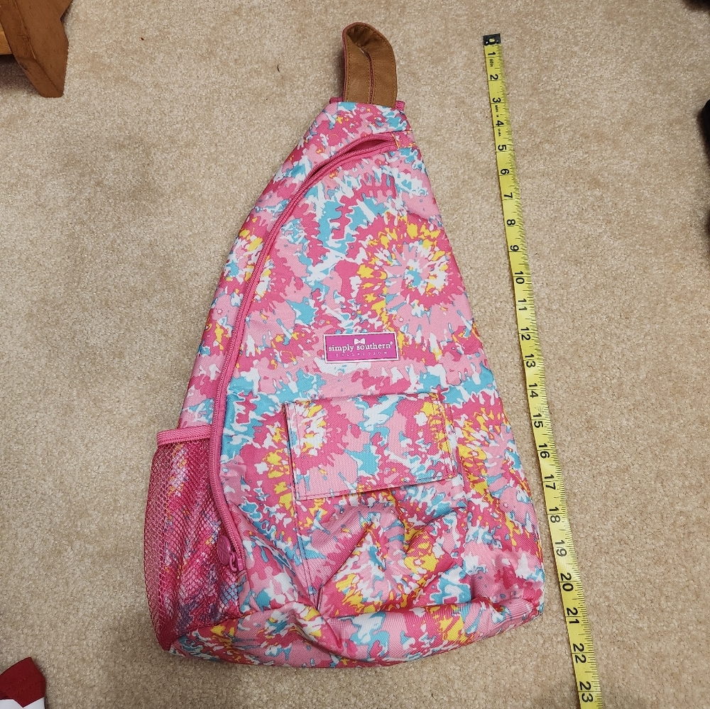 Tiedye Sling Backpack by Simply Southern